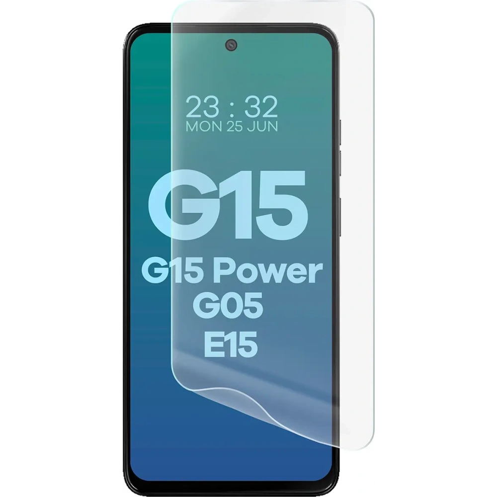 Folia hydrożelowa na ekran Bizon Glass Hydrogel Front do Motorola Moto G15 / G15 Power / G05 / E15 [2 PACK]