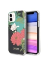 Guess Apple Tasche GUHCN61IMLFL01 iPhone 11 schwarz/schwarz N°1 Flower Collection