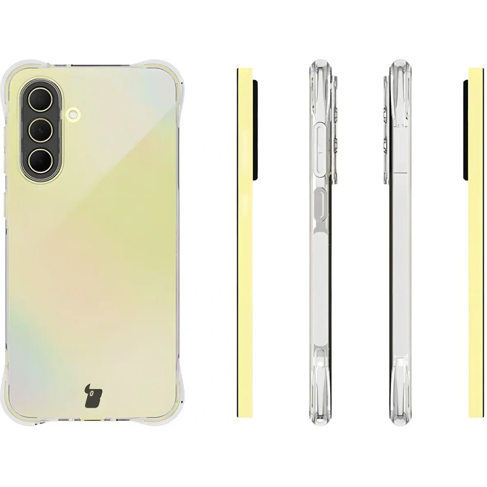Elastyczne etui Bizon Case Salpa do Samsung Galaxy A36 5G przezroczyste