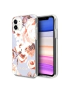 Etui Guess GUHCN61IMLFL02 Apple iPhone 11 liliowy/lilac N°2 Flower Collection
