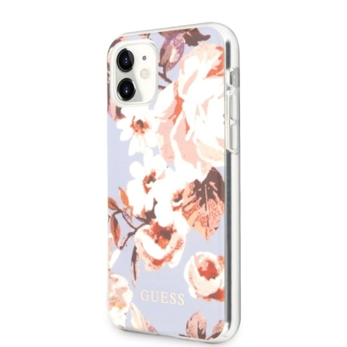 Buy Guess GUHCN61IMLFL02 Apple iPhone 11 lilac N°2 Flower Collection - GUE474LIL - {ean13} - Home Screen Store Europe
