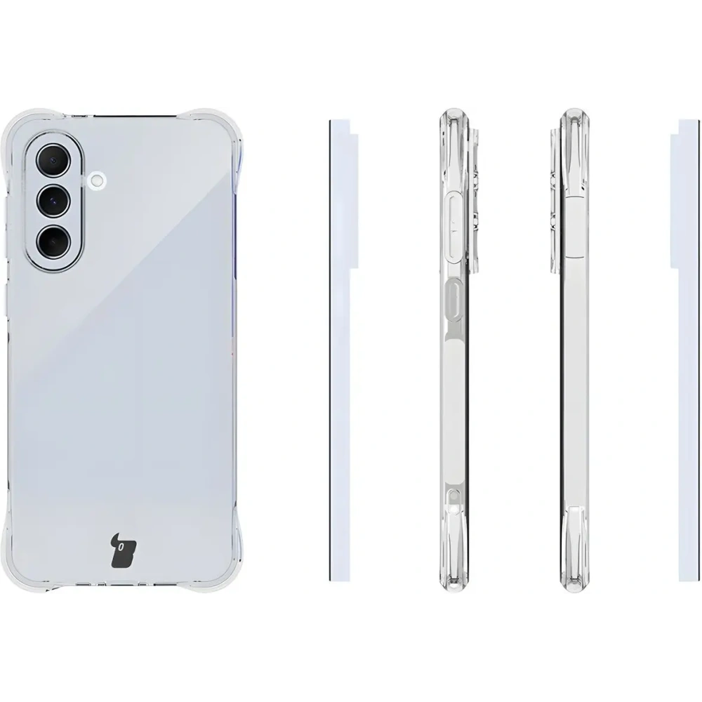 Elastyczne etui Bizon Case Salpa do Samsung Galaxy A56 5G przezroczyste