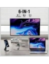 Buy 4smarts 6in1 extension cable 2xAC, USB-A, 3xUSB-C 65W GaN white - 4SMR68 - {ean13} - Home Screen Store Europe