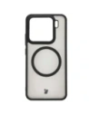 Kup Etui z pierścieniem magnetycznym Bizon Case MatteO do Xiaomi 15 półprzezroczyste z czarną ramką - BIZ8489 - {ean13} - Sklep Home Screen