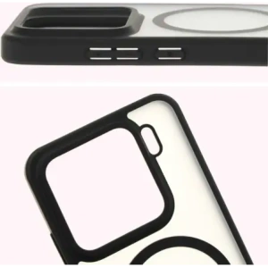 Kup Bizon Case MatteO Magnetic Xiaomi 15 transparent mit schwarzem Rahmen - BIZ8489 - {ean13} - Sklep Home Screen
