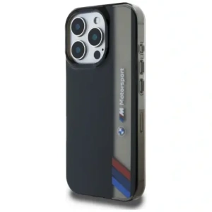 Kup Etui BMW Motorsport IML Vertical Stripe do Apple iPhone 16 Pro Max černé - BMW812 - {ean13} - Sklep Home Screen