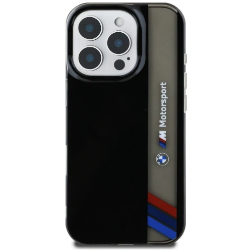 Buy BMW Motorsport IML Vertical Stripe Apple iPhone 16 Pro Max black - BMW812 - {ean13} - Home Screen Store Europe