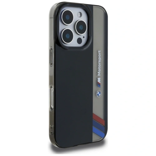 Kup BMW Motorsport IML függőleges csík Apple iPhone 16 Pro Max fekete - BMW812 - {ean13} - Sklep Home Screen