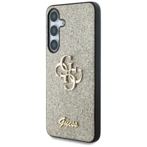 Kup Guess Logo Metalic Mare 4G Glitter Fix Samsung Galaxy S25+ Plus aurie - GUE4308 - {ean13} - Sklep Home Screen