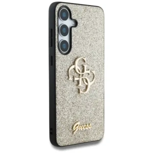 Kup Etui Guess Fixed Glitter Big 4G Metal Logo pro Samsung Galaxy S25+ Plus zlaté - GUE4308 - {ean13} - Sklep Home Screen
