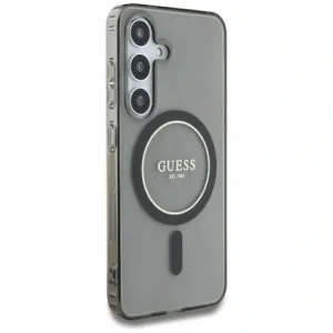 Kup Etui Guess Glitter Circle Classic Logo MagSafe do Samsung Galaxy S25 czarny - GUE4309 - {ean13} - Sklep Home Screen