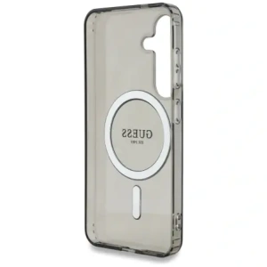 Kup Etui Guess Glitter Circle Classic Logo MagSafe do Samsung Galaxy S25 czarny - GUE4309 - {ean13} - Sklep Home Screen