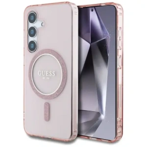 Kup Guess Glitter Circle Classic Logo MagSafe Samsung Galaxy S25 roz - GUE4310 - {ean13} - Sklep Home Screen