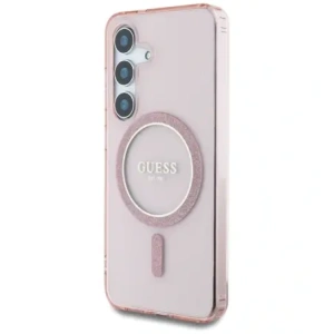 Kup Guess Glitter Circle Classic Logo MagSafe Samsung Galaxy S25 roz - GUE4310 - {ean13} - Sklep Home Screen