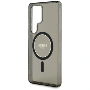 Kup Etui Guess Glitter Circle Classic Logo MagSafe do Samsung Galaxy S25 Ultra czarny - GUE4311 - {ean13} - Sklep Home Screen