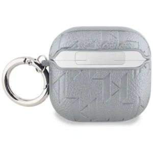 Kup Karl Lagerfeld Monogram Karl & Choupette Kopf Apple AirPods 4 Silber - KLD21907 - {ean13} - Sklep Home Screen