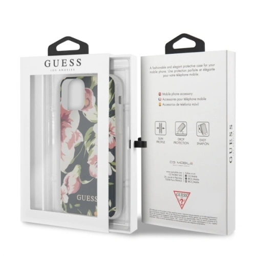Kup Etui Guess GUHCN61IMLFL03 Apple iPhone 11 sötétkék N°3 Flower Collection - GUE475NAV - {ean13} - Sklep Home Screen