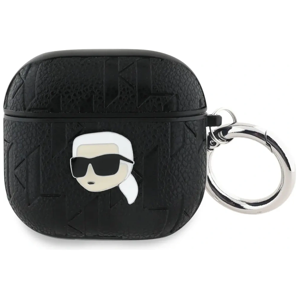 Etui Karl Lagerfeld Monogram Karl Head do Apple AirPods 4 czarny