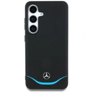 Kup Etui Mercedes Leather Contrasted Blue Horizontal Curve MagSafe do Samsung Galaxy S25 czarny - MRS303 - {ean13} - Sklep Home Screen
