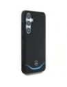 Kup Etui Mercedes Leather Contrasted Blue Horizontal Curve MagSafe pro Samsung Galaxy S25 černé - MRS303 - {ean13} - Sklep Home Screen