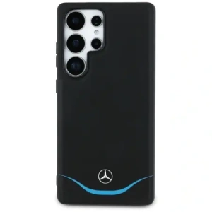 Kup Mercedes Leder kontrastierendes blaues horizontales Kurven MagSafe Samsung Galaxy S25 Ultra schwarz - MRS304 - {ean13} - Sklep Home Screen