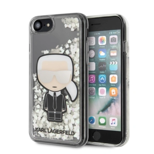 Kup Etui Karl Lagerfeld KLHCI8GLGIRKL Apple iPhone SE 2022/SE 2020/8/7 hardcase Ikonik Glitter Glow in the dark - KLD258 - {ean13} - Sklep Home Screen