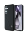 Mercedes Cusături din piele curbate Samsung Galaxy S25 negru