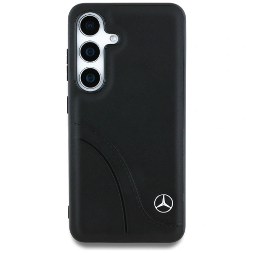 Kup Etui Mercedes Leather Curved Stitches do Samsung Galaxy S25 černé - MRS305 - {ean13} - Sklep Home Screen