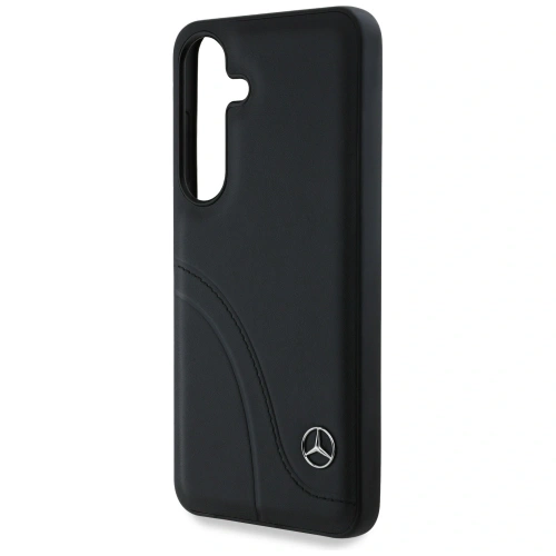 Kup Etui Mercedes Leather Curved Stitches do Samsung Galaxy S25 černé - MRS305 - {ean13} - Sklep Home Screen