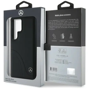 Kup Mercedes Piele Cusături Curbe Samsung Galaxy S25 Ultra negru - MRS306 - {ean13} - Sklep Home Screen