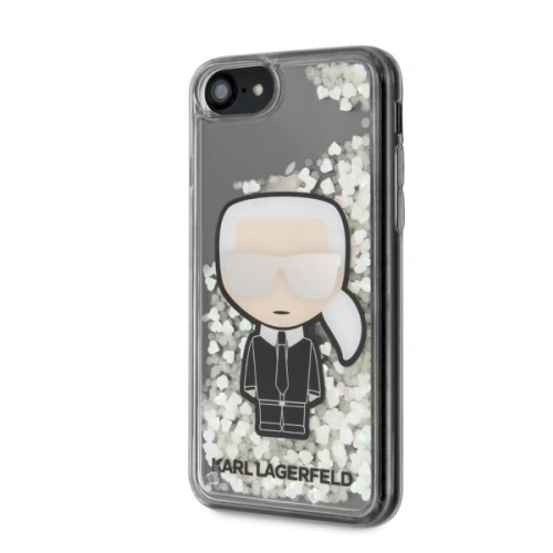 Buy Karl Lagerfeld KLHCI8GLGIRKL Apple iPhone SE 2022/SE 2020/8/7 hardcase Ikonik Glitter Glow in the dark - KLD258 - {ean13} - Home Screen Store Europe