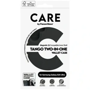 Kup CARE de PanzerGlass Feature Tango 2w1 Wallet Samsung Galaxy S25 Ultra negru - PZG840 - {ean13} - Sklep Home Screen