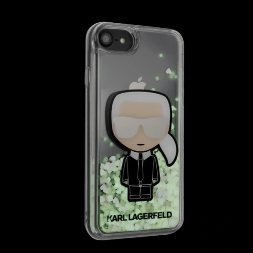 Kup Etui Karl Lagerfeld KLHCI8GLGIRKL Apple iPhone SE 2022/SE 2020/8/7 hardcase Ikonik Glitter Glow in the dark - KLD258 - {ean13} - Sklep Home Screen