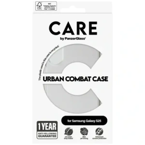 Buy CARE by PanzerGlass Flagship Urban Combat Samsung Galaxy S25 clear - PZG842 - {ean13} - Home Screen Store Europe