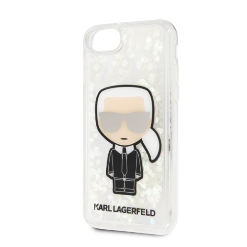 Kup Etui Karl Lagerfeld KLHCI8GLGIRKL Apple iPhone SE 2022/SE 2020/8/7 hardcase Ikonik Glitter Glow in the dark - KLD258 - {ean13} - Sklep Home Screen