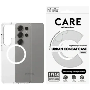 Buy CARE by PanzerGlass Flagship Urban Combat White QI Samsung Galaxy S25 Ultra clear - PZG845 - {ean13} - Home Screen Store Europe