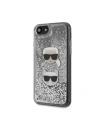 Kup Etui Karl Lagerfeld KLHCI8KCGLSL Apple iPhone SE 2022/SE 2020/8/7 hardcase argintiu/silver Glitter Karl&Choupette - KLD259SLV - {ean13} - Sklep Home Screen