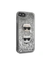 Kup Etui Karl Lagerfeld KLHCI8KCGLSL Apple iPhone SE 2022/SE 2020/8/7 hardcase argintiu/silver Glitter Karl&Choupette - KLD259SLV - {ean13} - Sklep Home Screen