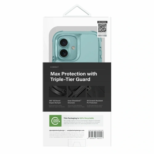 Buy UNIQ Combat Apple iPhone 16 MagClick Charging teal green - UNIQ1465 - {ean13} - Home Screen Store Europe