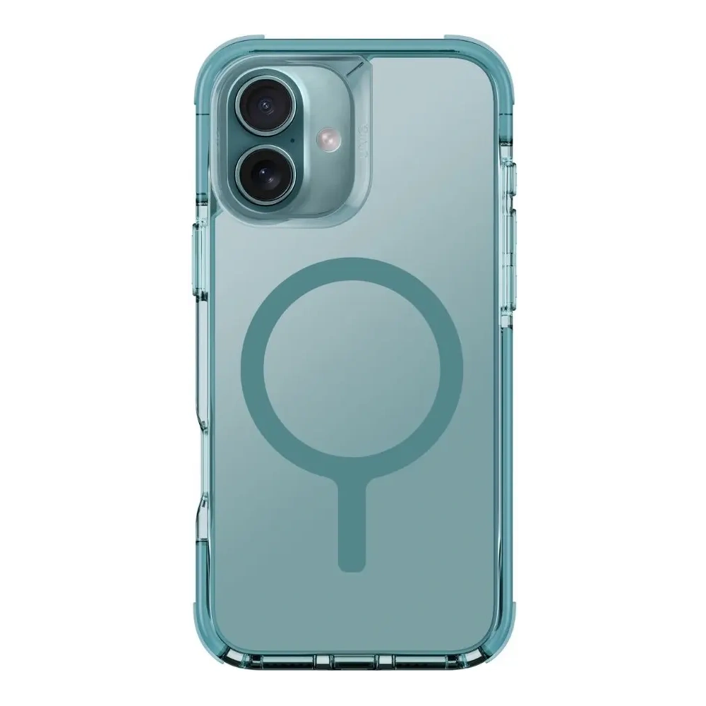 Etui UNIQ Combat Apple iPhone 16 Plus MagClick Charging zielony/teal green