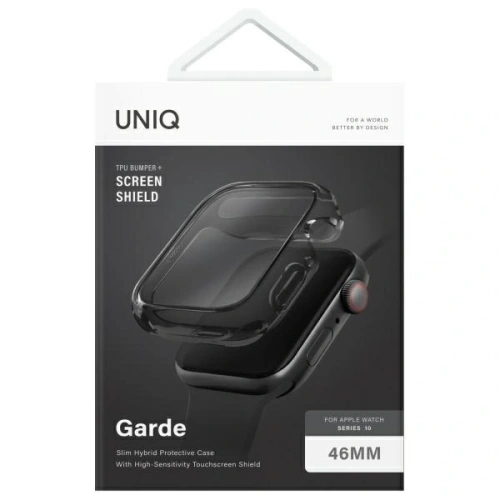 Kup Etui UNIQ Garde Apple Watch 10 46m dýmový/smoke - UNIQ1467 - {ean13} - Sklep Home Screen