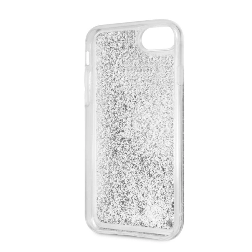 Kup Etui Karl Lagerfeld KLHCI8KCGLSL Apple iPhone SE 2022/SE 2020/8/7 hardcase argintiu/silver Glitter Karl&Choupette - KLD259SLV - {ean13} - Sklep Home Screen
