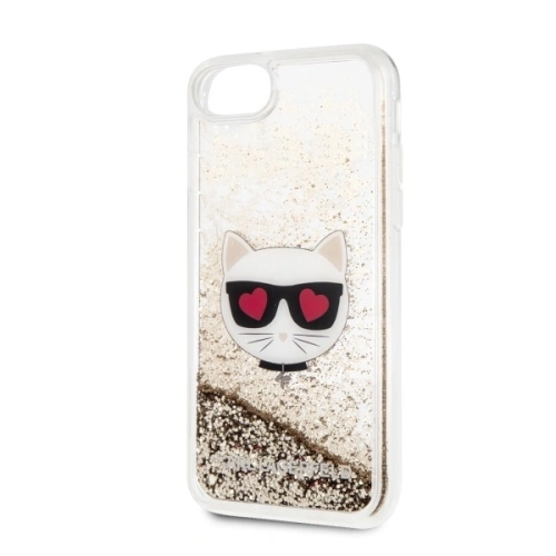 Kup Etui Karl Lagerfeld KLHCI8LCGLGO Apple iPhone SE 2022/SE 2020/8/7 hardcase złoty/gold Glitter Choupette - KLD260GLD - {ean13} - Sklep Home Screen