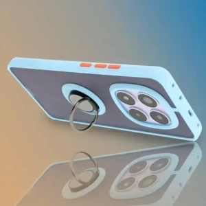 Kup Bizon Case Hybrid Ring Xiaomi Redmi Note 14 Pro 5G / Poco X7 füstös világoskék kerettel - BIZ8491 - {ean13} - Sklep Home Screen