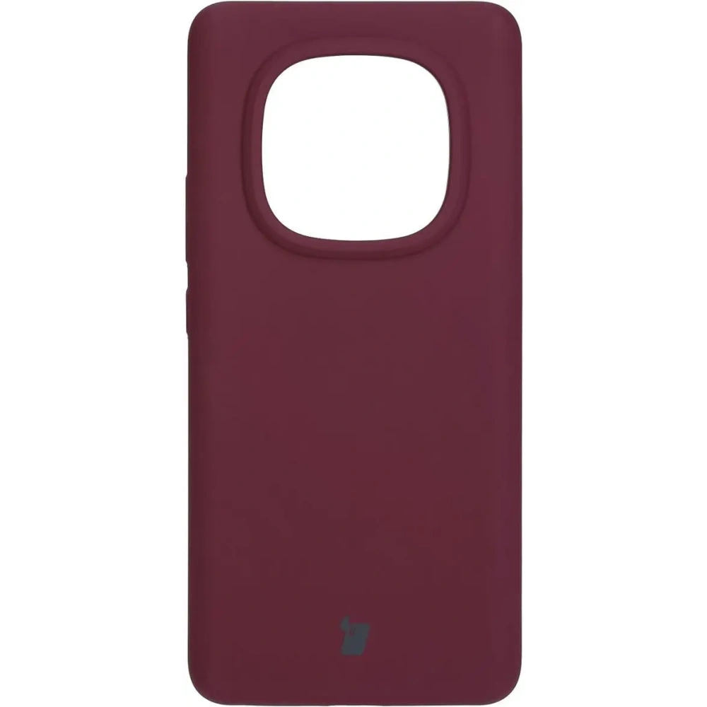 Silikonowe etui Bizon Soft Case do Xiaomi Redmi Note 14 Pro 5G / Poco X7 ciemnofioletowe