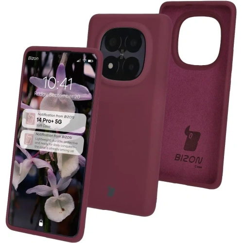 Kup Bizon Soft Case Xiaomi Redmi Note 14 Pro Plus 5G dunkel lila - BIZ8493 - {ean13} - Sklep Home Screen