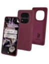 Silikonowe etui Bizon Soft Case do Xiaomi Redmi Note 14 Pro Plus 5G ciemnofioletowe