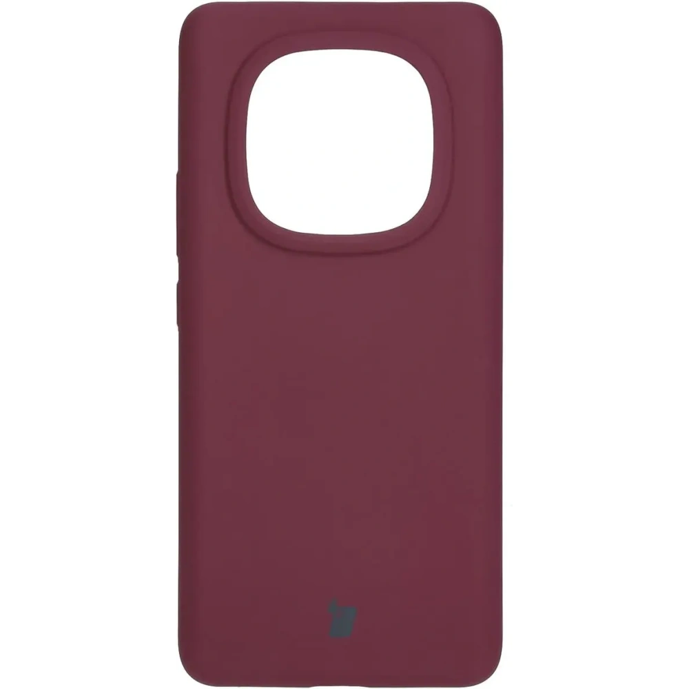 Silikonowe etui Bizon Soft Case do Xiaomi Redmi Note 14 Pro Plus 5G ciemnofioletowe