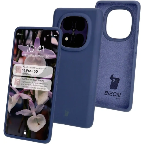 Kup Bizon Soft Case Xiaomi Redmi Note 14 Pro Plus 5G sötétkék - BIZ8494 - {ean13} - Sklep Home Screen