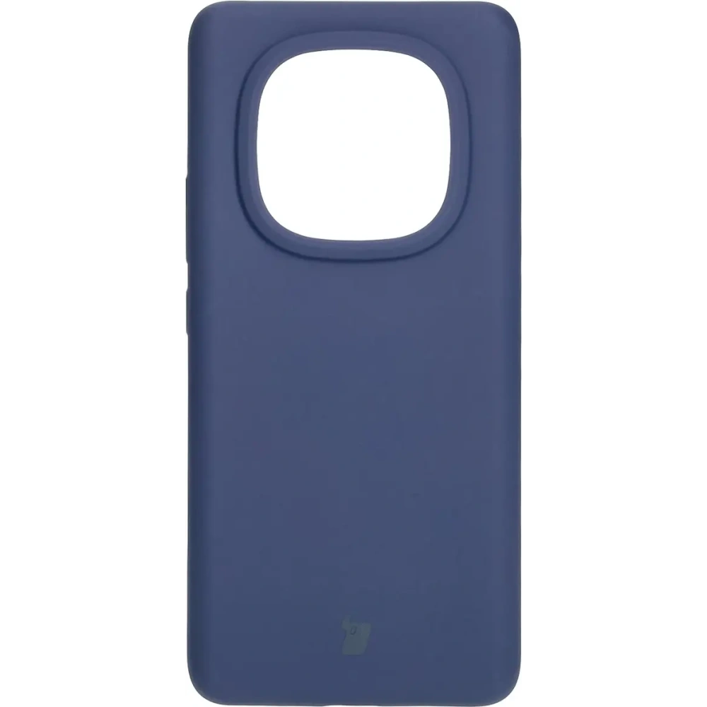 Silikonowe etui Bizon Soft Case do Xiaomi Redmi Note 14 Pro Plus 5G ciemnoniebieskie